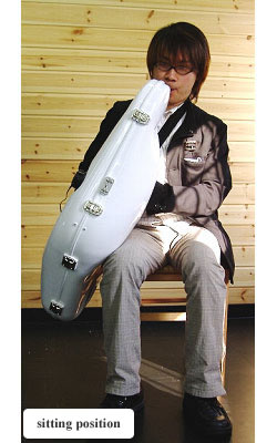 e-sax sitting position