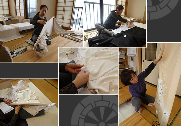 About cut and tailor of HANABUSA brand KIMONO